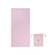 Toalla de playa Swim Essentials de microfibra - Rosa - Shell Tastic - 135 x 65 cm