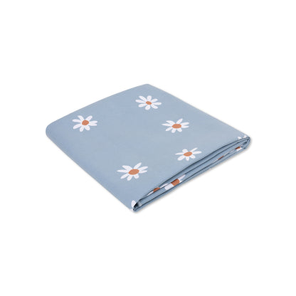 Swim Essentials Strandtuch Mikrofaser – Blau – Gänseblümchenblume 135 x 65 cm
