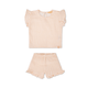 Swim Essentials Beachwear Girls - Muslin - Orange/white - Sunset Grid