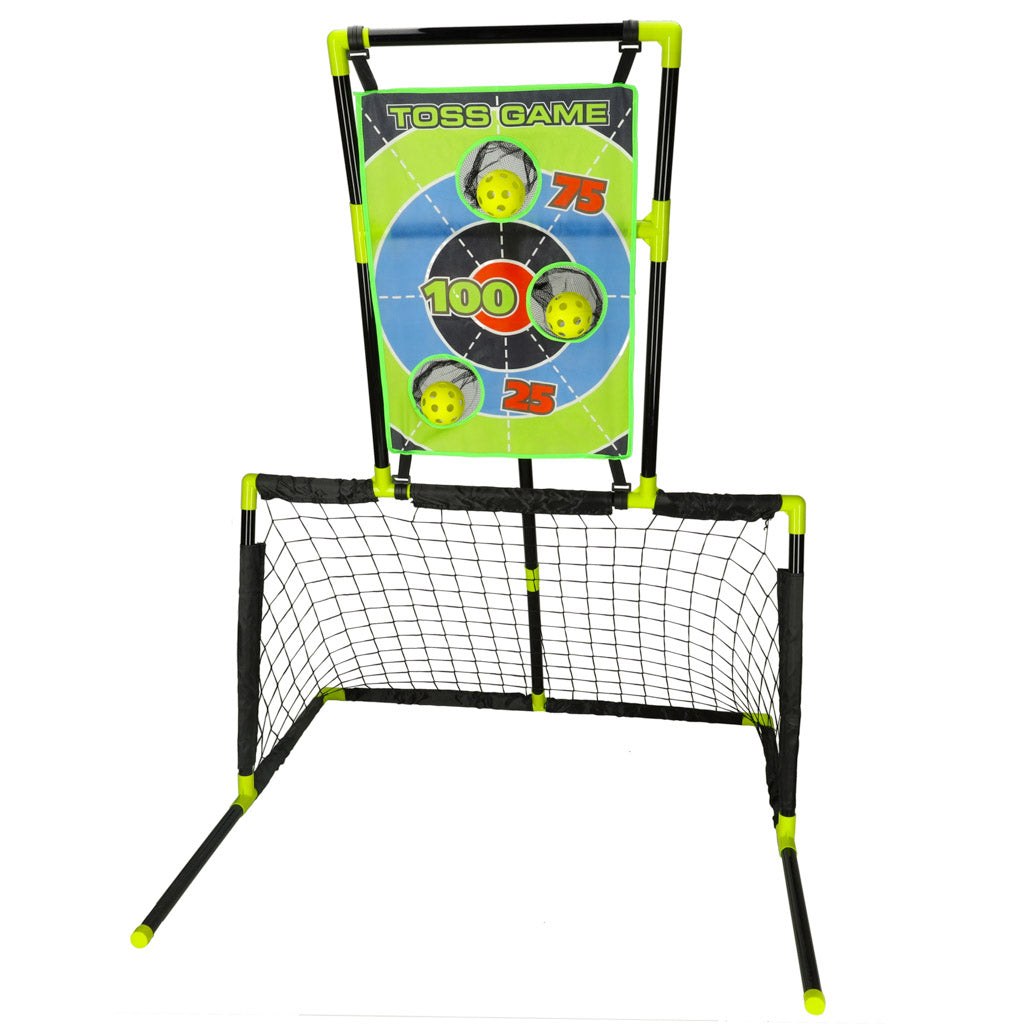 Conjunto deportivo 6 en 1, portería, cesta, escudo de pelota de hockey sobre césped