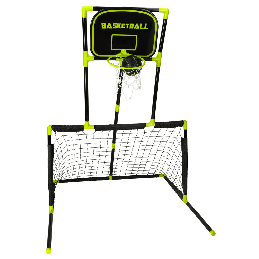 Conjunto deportivo 6 en 1, portería, cesta, escudo de pelota de hockey sobre césped