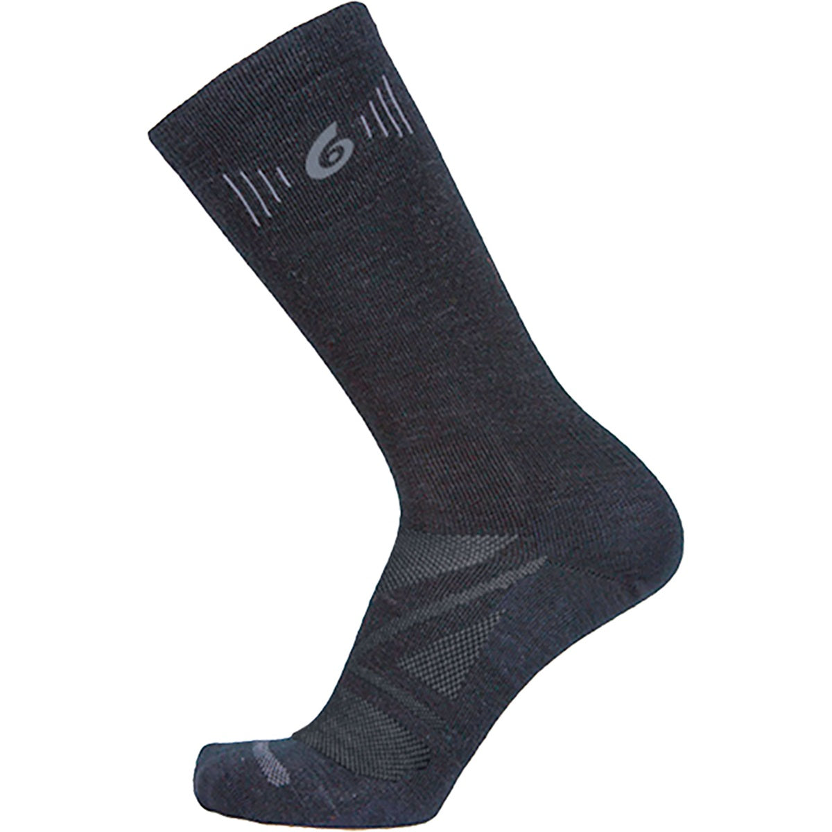 Point6 Hiking Essential Ultra Light Crew Black