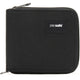 Pacsafe Rfidsafe Zip Around Wallet Jet Black