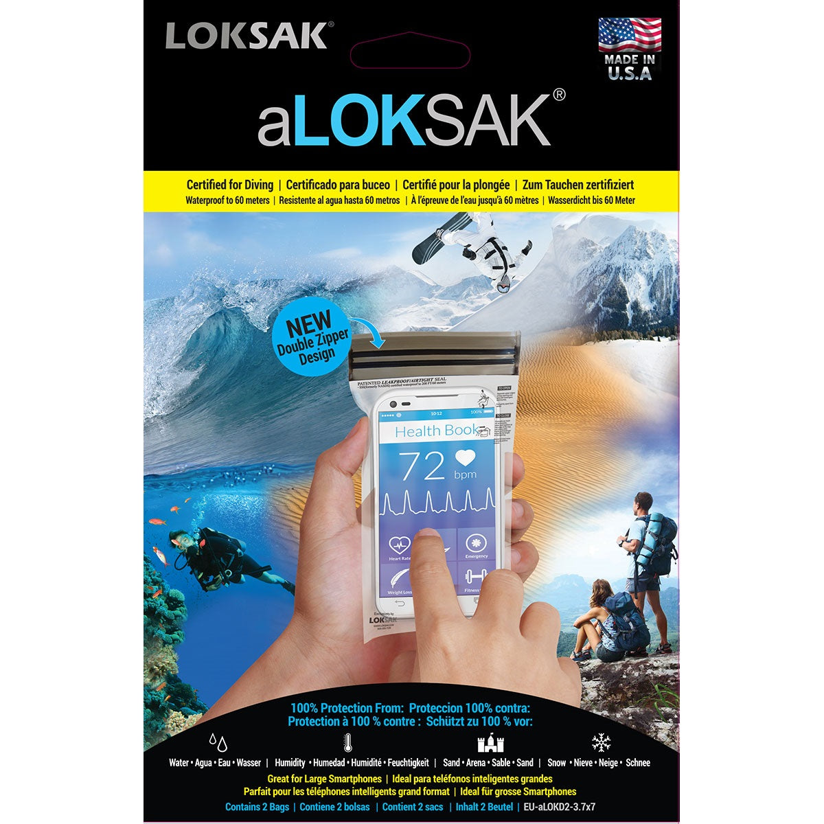 Loksak A 3.7x7 (2 Pcs)