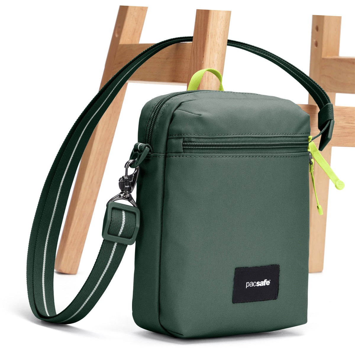 Pacsafe Go Festival Crossbody Spruce Green