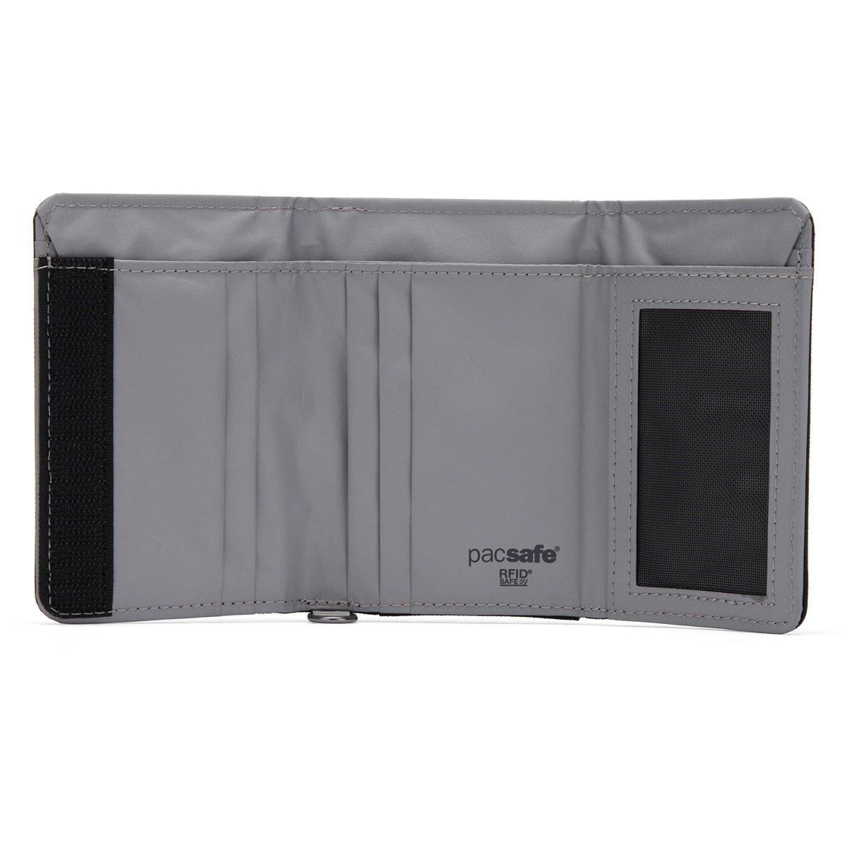 Pacsafe Rfidsafe Trifold Wallet Jet Black