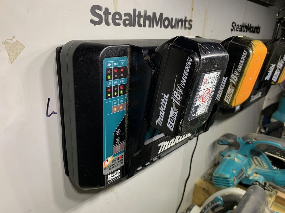 Makita Dc18rd Doppelladegerät-Halterungen, 2 Paar Stealthmounts
