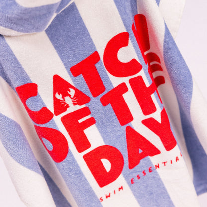 Plážové pončo Swim Essentials – modré – Catch Of The Day – 65 X 65 cm