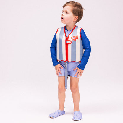 Swim Essentials Swim Vest - Red/blue - Catch Of The Day