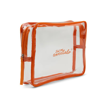 Swim Essentials Cosmetic Bag - Transparent Orange - Large