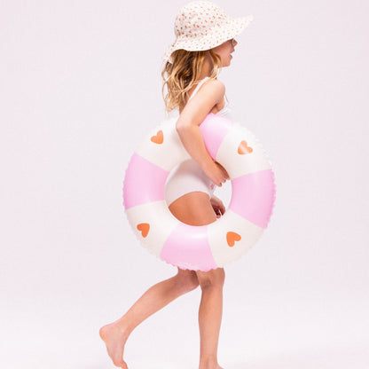 Salvagente Swim Essentials - Rosa - Cuori accoglienti - Ø 55 cm