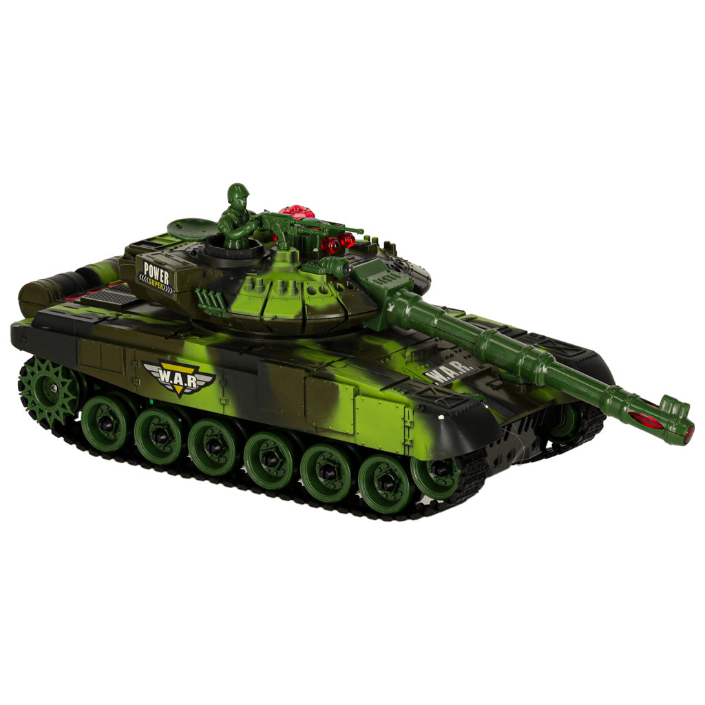 Rc War Tank 9993 2.4 Ghz Forest Camouflage Tank