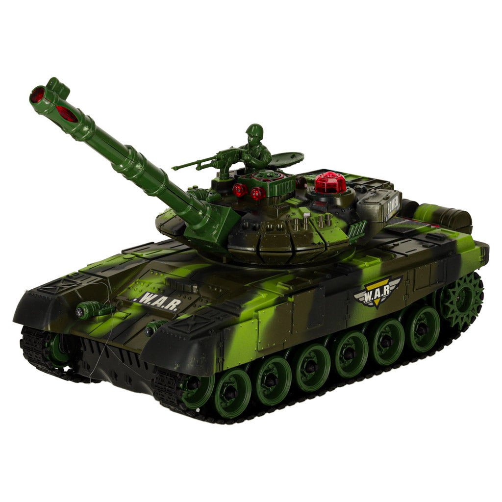 Rc War Tank 9993 2.4 Ghz Forest Camouflage Tank