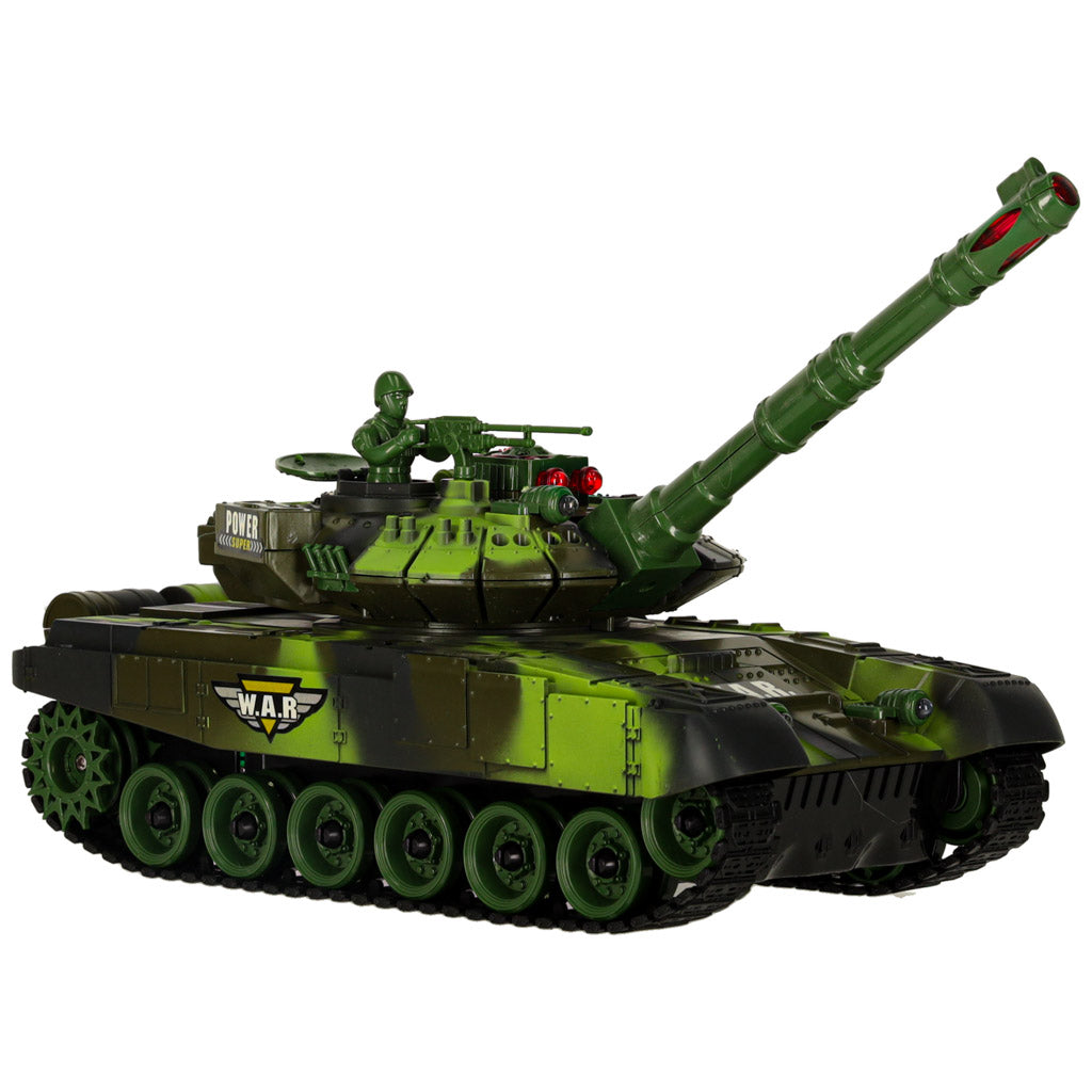 Rc War Tank 9993 2.4 Ghz Forest Camouflage Tank