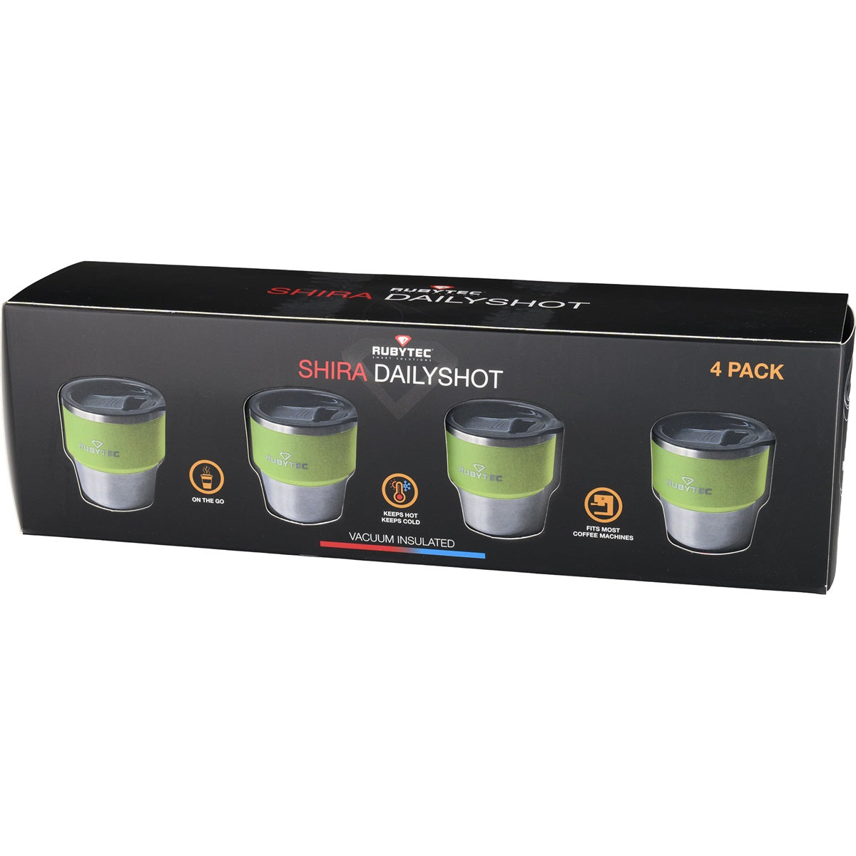 Rubytec Shira Dailyshot 0.175l Olive (4-pack)