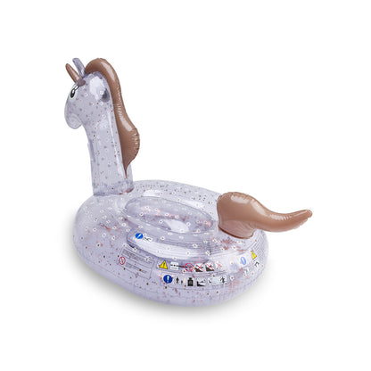 Swim Essentials Oppustelig Unicorn - Blå - Daisy Flower