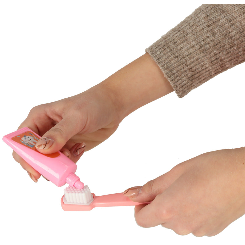 Dentist Medical Kit Hippo Pink