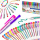 Color Glitter Gel Pens Set Of 25pcs.