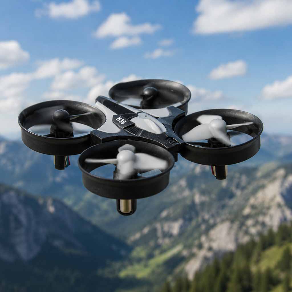 Jjrc H36 Mini 2.4ghz 4ch 6 Axis Black Rc Drone