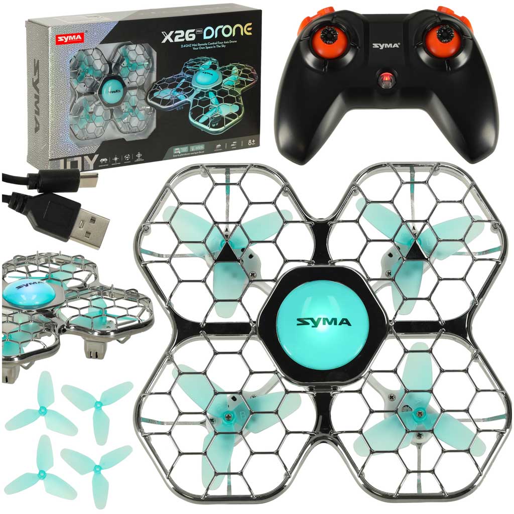 Syma X26pro 2.4ghz Wi-fi Rc Drone Black