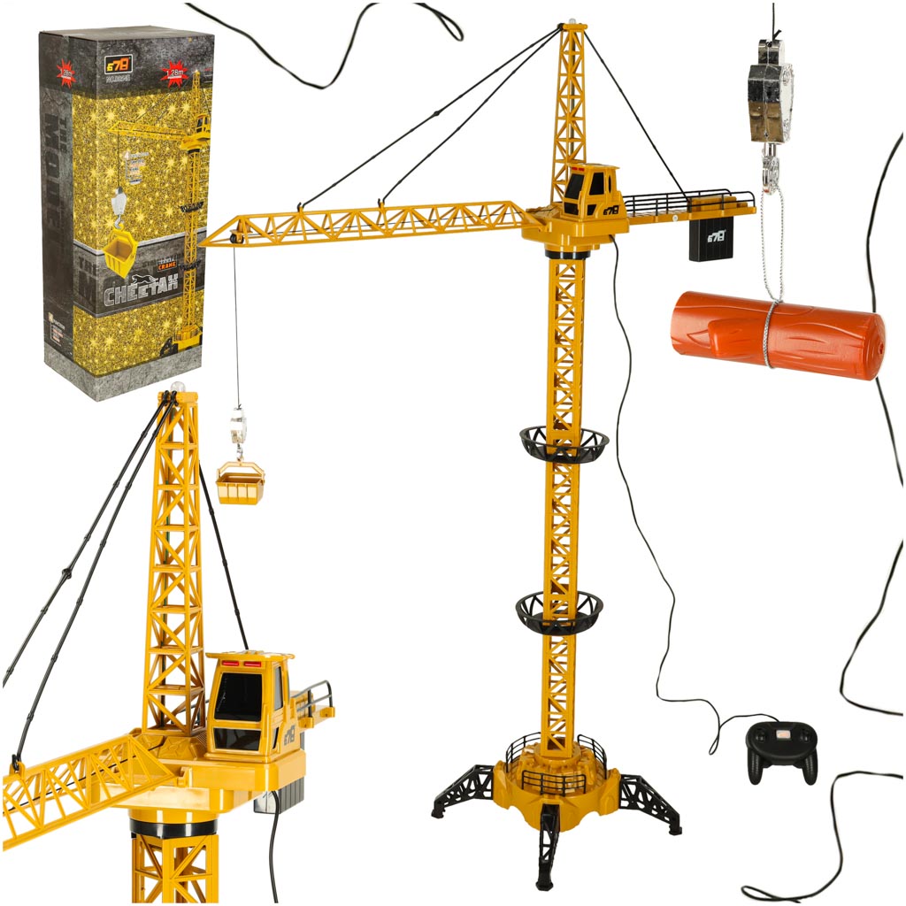 Grúa Rc Con Gancho 4ch 128cm