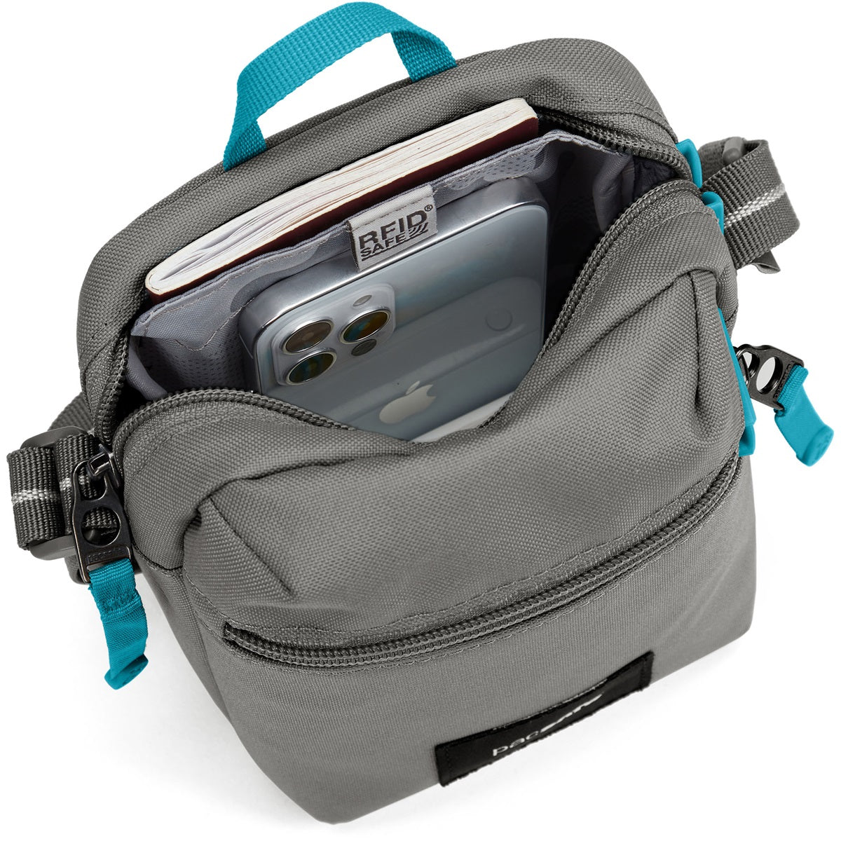 Pacsafe Go Micro Crossbody Stone