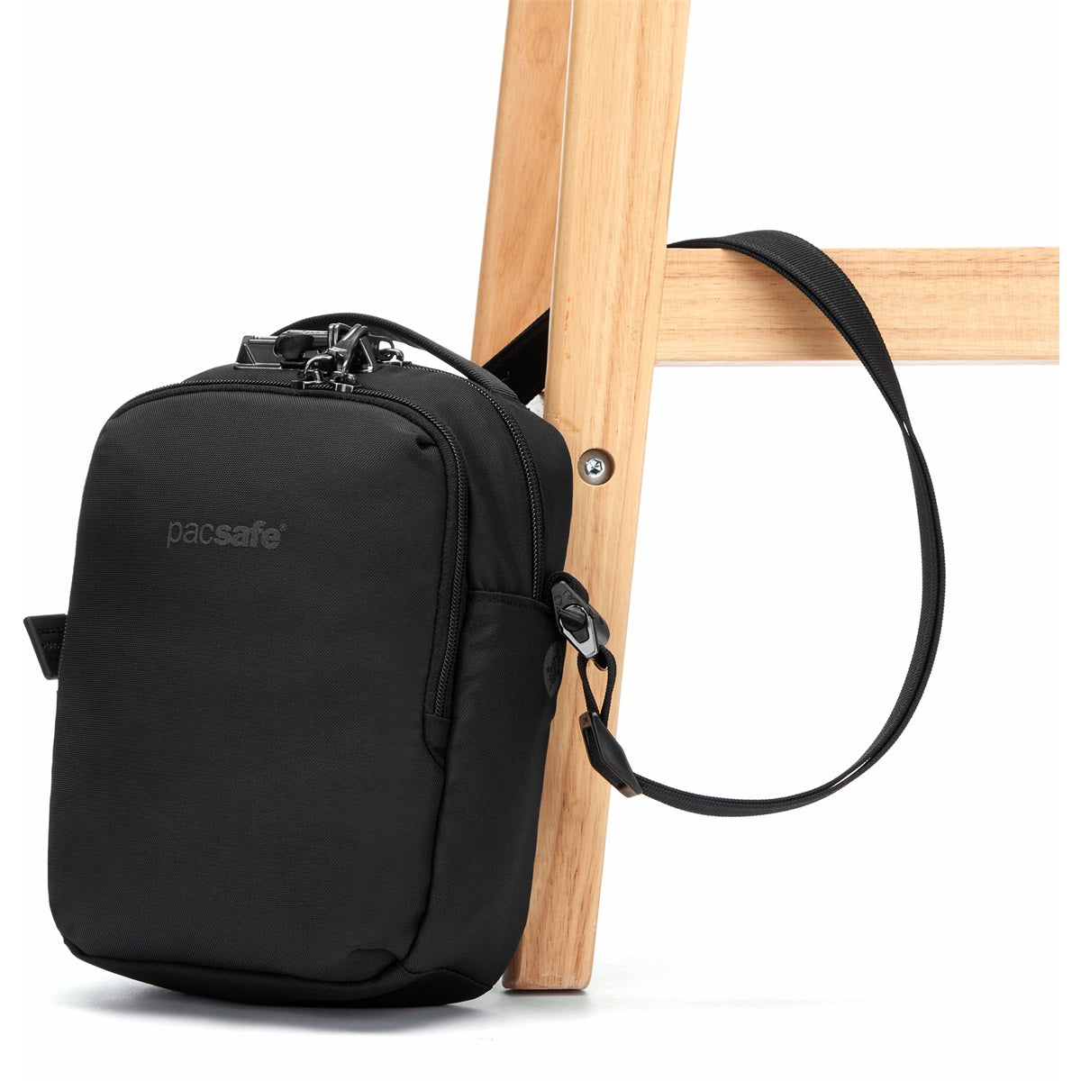 Pacsafe V Companion Crossbody Jet Black