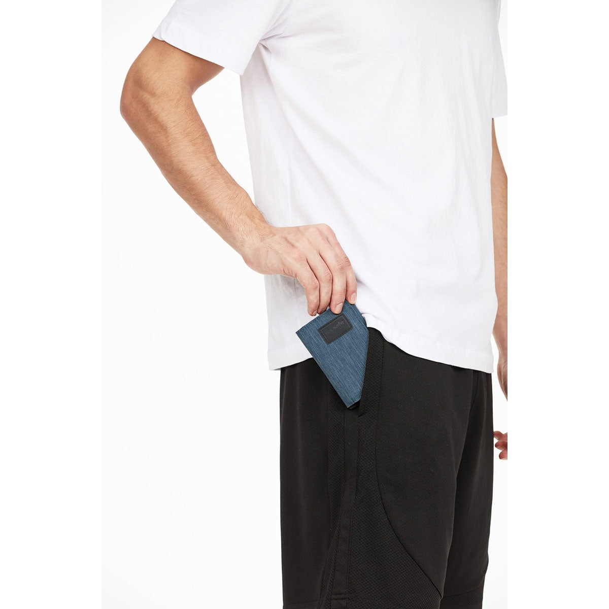 Pacsafe Rfidsafe Trifold Wallet Dark Denim