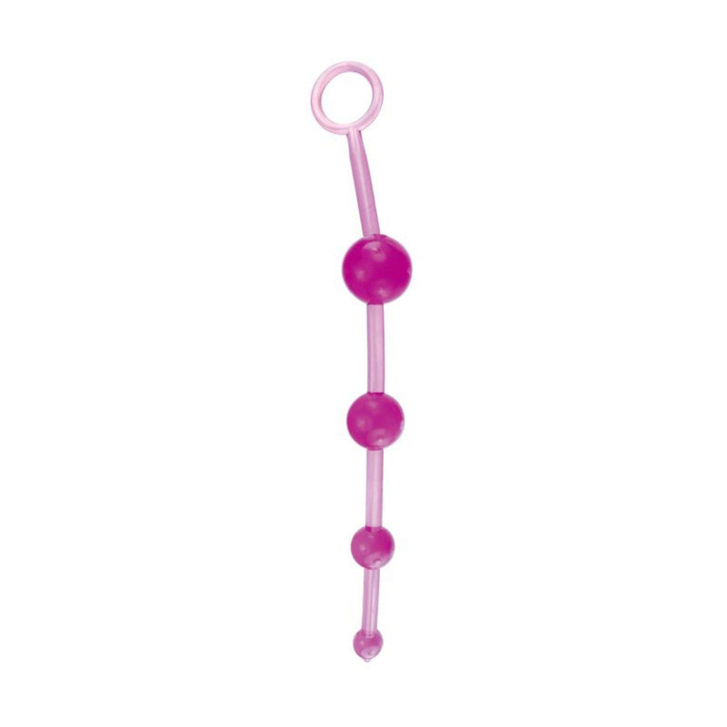Timeless Jelly Anal Beads 4 Pieces Purple