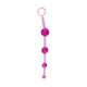 Timeless Jelly Anal Beads 4 Pieces Purple