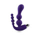 Anal Plug Vibrating Waterproof 15.5 Cm Purple Silicone