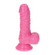 Leo Dildo Realistic Lesbian Silicone 10.5 Cm Pink Waterproof