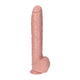 Dildo Suction Cup Waterproof 40 Cm Natural Leather Color