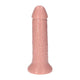 Dildo Realistic With Suction Cup 25.5 Cm Natural Leather Color