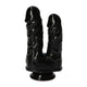 Doppio Dildo Anal And Vaginal Stimulation Black 15.5 Cm