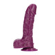 Dildo Aromatic With A Hint Of Blackberry Scent 18 Cm