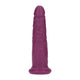 Realistic Dildo With Suction Cup Blackberry Scent 19.5 Cm
