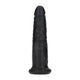 Dildo Realistic With Suction Cup 19.5 Cm Black With Licorice Scent