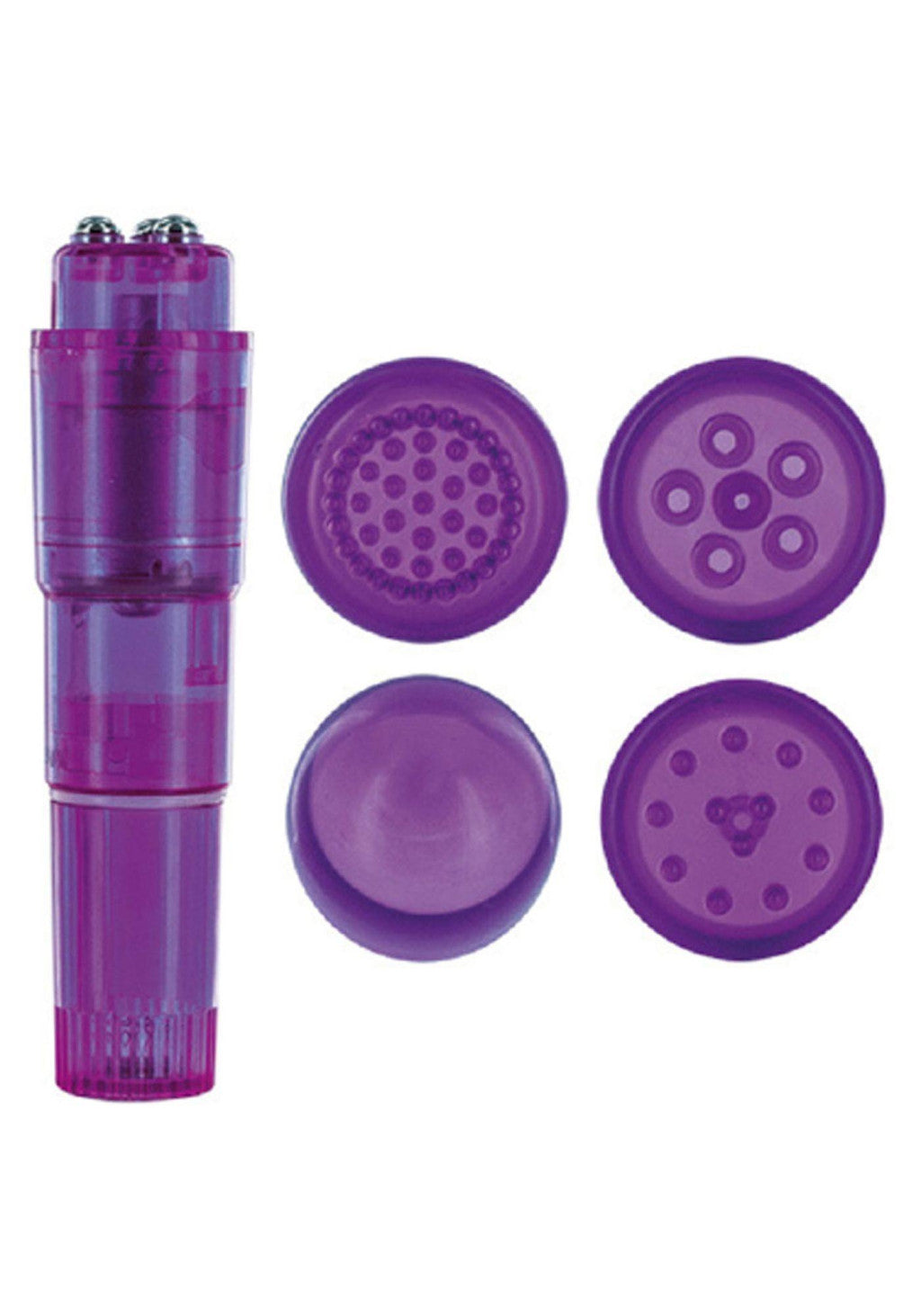 Sex Toy Multi-head Vaginal Stimulator Purple