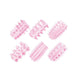 Timeless Penis Ring Set Of 6 Flexible Pink 4 Cm Phthalate-free