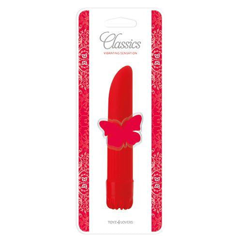 Toyz4lovers Vibrator Vibrating Quiet 14 Cm Red Small