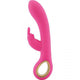 Vibrator With Bunny Stimulator 10 Modes Usb Charging - Pink