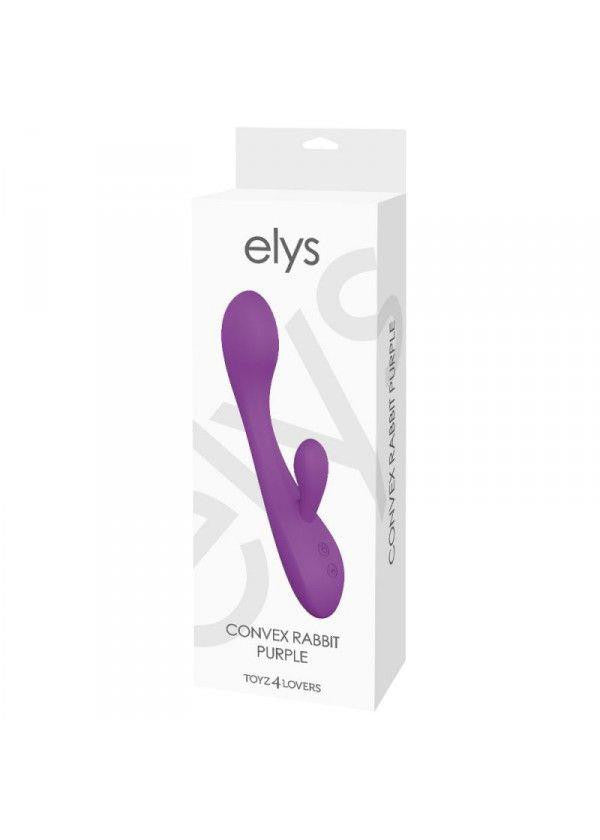 Toyz4lovers Vibrator Dual Stimulation 9 Modes Usb Charging Purple
