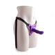 Strap-on With Adjustable Strap Dildo Anal And Vaginal Stimulation Purple 10.5 Cm