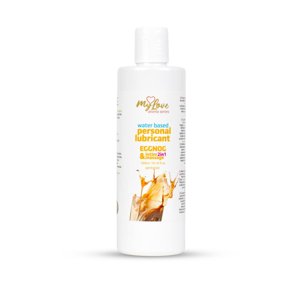 Mylove Lubricant And Massage Oil 2 In 1 Eggnog Aroma 300 Ml