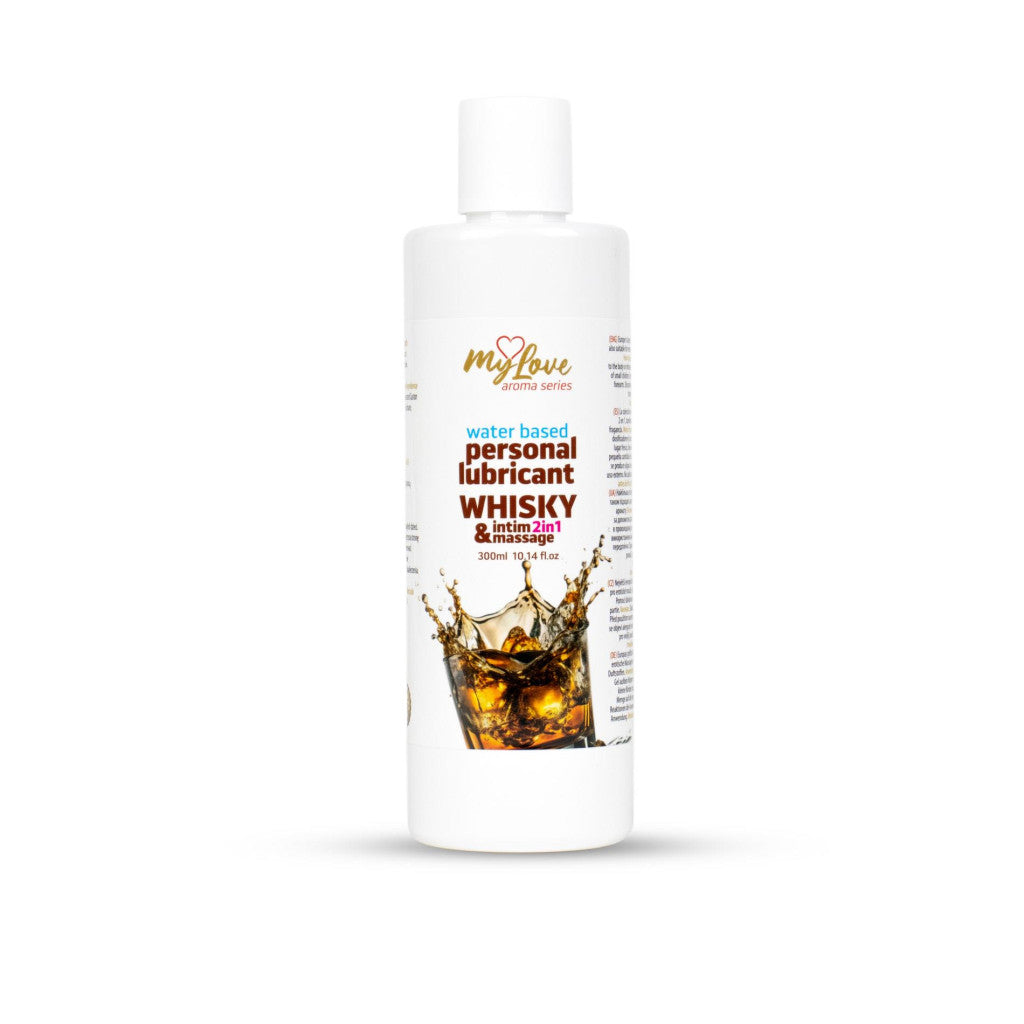 Mylove Intimate And Massage Oil Water-based With Whiskey Scent 300 Ml