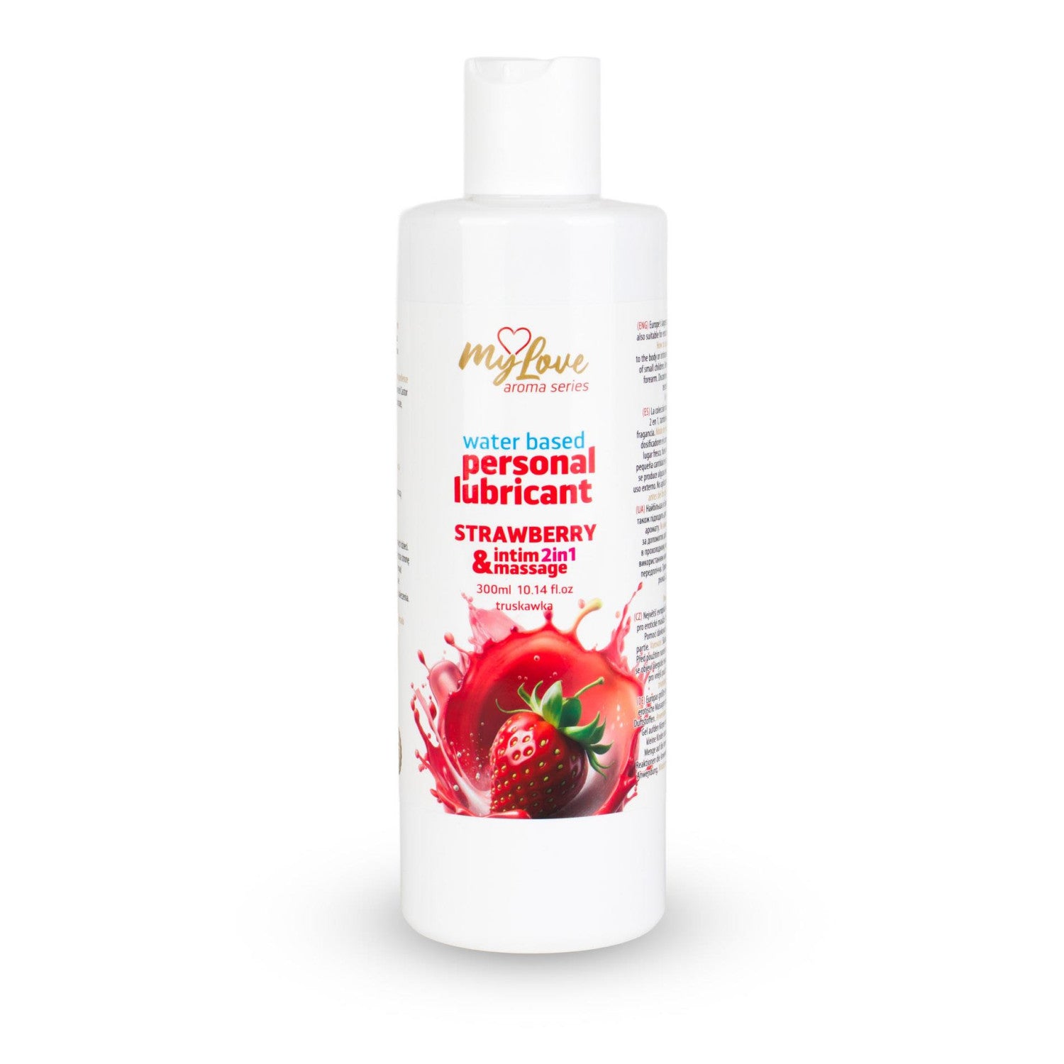 Mylove Lubricant And Massage Oil 2 In 1 Aromatic Strawberry 300 Ml