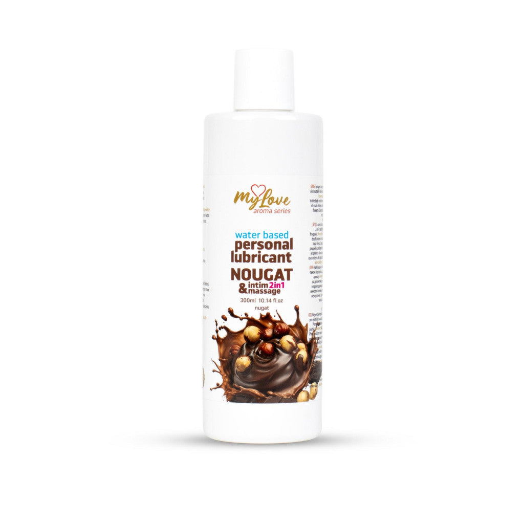 Mylove Intimate Massage Gel 2 In 1 Nougat Aroma 300 Ml