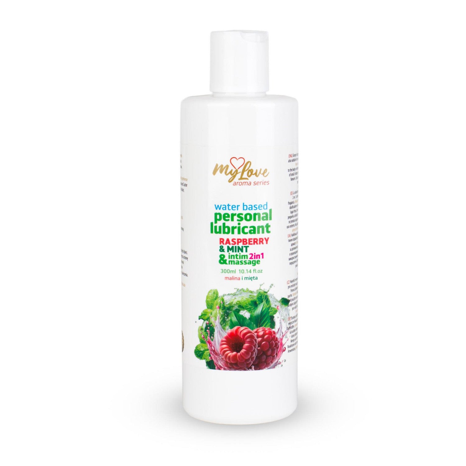 Mylove Intimate Gel And Massage Oil 2in1 Raspberry And Mint 300ml