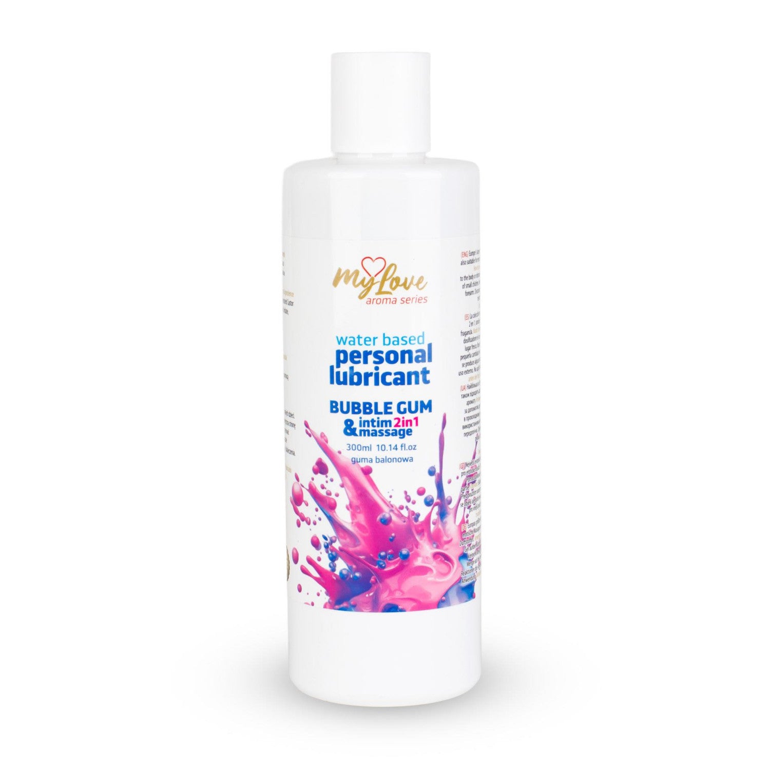 Mylove Intimate Gel Massage Oil 2in1 Bubble Gum 300ml